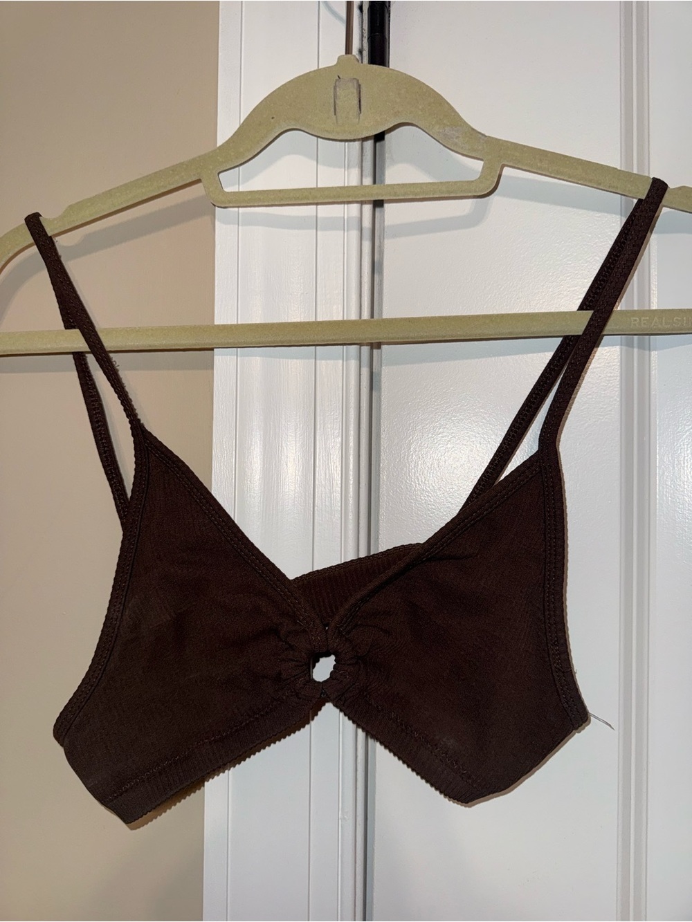 Urban Outfitters Chocolate Twist-Knot Bralette